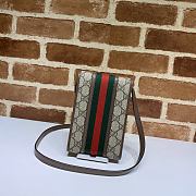 Gucci Ophidia Mini Beige 11.5x18x3.5cm - 4