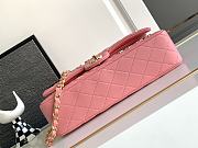 Chanel Flap Bag Pink Gold Lambskin 25cm - 5