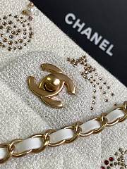 Chanel Flap Bag White Gold 25cm - 2