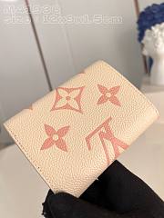 Louis Vuitton LV Wallet Victorine White Pink 12x9.5x1.5cm - 2