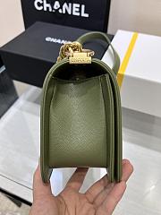 Chanel Leboy Bag Caviar Khaki Green Gold 25cm - 6