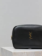 YSL Calypso Cosmetic Pouch In Lambskin 21x14x6.5cm - 3