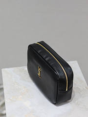 YSL Calypso Cosmetic Pouch In Lambskin 21x14x6.5cm - 5