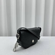 Burberry Chess Satchel Black 25 x 6.5 x 17.5 cm - 2