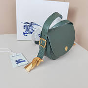 Burberry Chess Satchel Green 25 x 6.5 x 17.5 cm - 5