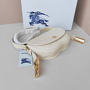 Burberry Chess Satchel White 25 x 6.5 x 17.5 cm - 4