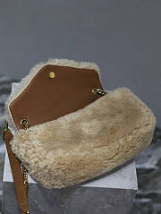 YSL Calypso In Shearling 26x14x7cm - 5