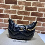 Gucci Marmont Small Shoulder Bag Black 26x17x4cm - 1