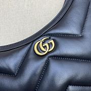 Gucci Marmont Small Shoulder Bag Black 26x17x4cm - 3