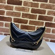 Gucci Marmont Small Shoulder Bag Black 26x17x4cm - 2