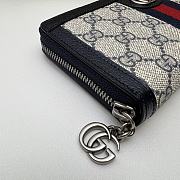 Gucci Long Wallet Blue Beige 19x10x3cm - 5