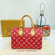 Louis Vuitton LV Speedy P9 Bandoulière 25 Red 25 x 15 x 15 cm - 3