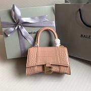 Balenciaga Mini Hourglass Nude Gold 19cm - 1