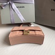 Balenciaga Mini Hourglass Nude Gold 19cm - 2