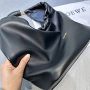 Loewe Small Squeeze Bag In Nappa Lambskin Black 29x24x10.5cm - 4