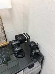 Chanel Black Gold Slipper - 4