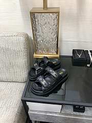 Chanel Black Gold Slipper - 2