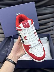 Dior B57 Mid-Top Sneaker Calfskin Red - 5