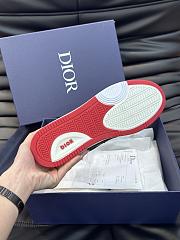 Dior B57 Mid-Top Sneaker Calfskin Red - 4