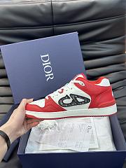 Dior B57 Mid-Top Sneaker Calfskin Red - 2