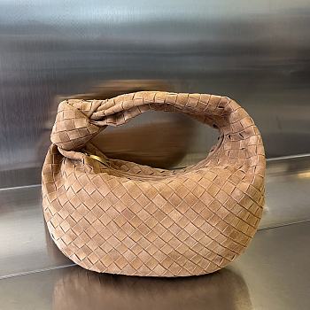 Bottega Veneta Teen Jodie Suede Tan 36x21x13cm