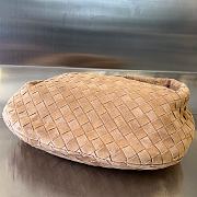 Bottega Veneta Teen Jodie Suede Tan 36x21x13cm - 5