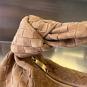 Bottega Veneta Teen Jodie Suede Tan 36x21x13cm - 3