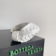 Bottega Veneta Mini Jodie White vernis 23x28x8cm - 5