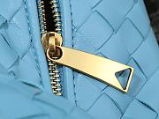 Bottega Veneta Mini Jodie Blue Gold 23x28x8cm - 6