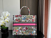 Dior Large Book Tote White Multicolor Mexico Millefiori 42x35x18.5cm - 4