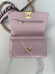 Chanel 19 Wallet On Chain Pink 19cm - 3