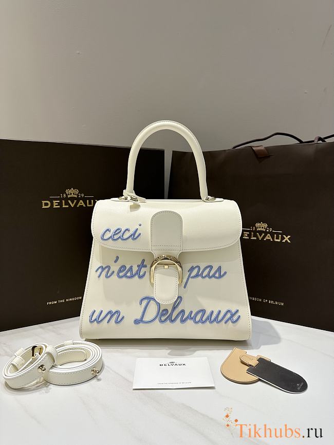 Delvaux L'Humour MM White 28x15x26cm - 1