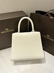 Delvaux L'Humour MM White 28x15x26cm - 6