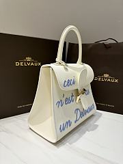 Delvaux L'Humour MM White 28x15x26cm - 3