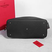 Valentino Garavani Rockstud Calfskin Tote Bag Black 41x25x18cm - 2