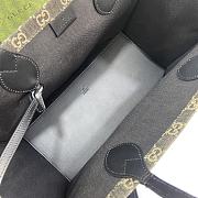 Gucci Ophidia GG Large Tote Bag Black and Grey 41x30x18cm - 5