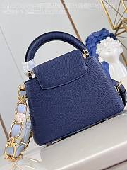 Louis Vuitton LV Mini Capucines French Blue 21x14x8cm - 6