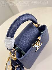 Louis Vuitton LV Mini Capucines French Blue 21x14x8cm - 5