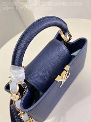 Louis Vuitton LV Capucines BB French Blue 27x18x9cm - 6