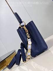 Louis Vuitton LV Capucines MM French Blue 31.5x20x11cm - 6