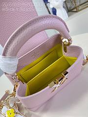 Louis Vuitton LV Mini Capucines Jasmine Pink 21x14x8cm - 5