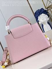 Louis Vuitton LV Capucines BB Jasmine Pink 27x18x9cm - 6