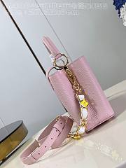 Louis Vuitton LV Capucines BB Jasmine Pink 27x18x9cm - 4