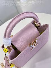 Louis Vuitton LV Capucines BB Jasmine Pink 27x18x9cm - 3