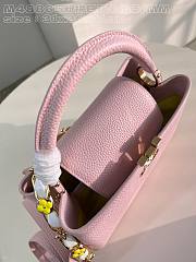 Louis Vuitton LV Capucines MM Jasmine Pink 31.5x20x11cm - 3