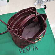 Bottega Veneta Small Andiamo Red Wine 25x22x10.5cm - 6