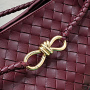 Bottega Veneta Medium Andiamo Red Wine 32.5x24x12cm - 2