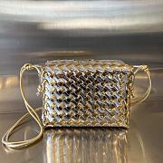 Bottega Veneta Small Loop Camera Bag Silver Gold 22x15.5x9cm - 1