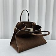 The Row Soft Margaux 17 Bag in Suede Desert 43x24x30cm - 5