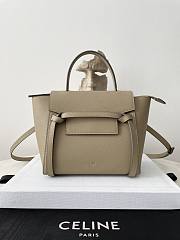 Celine Nano Belt Bag Grained Calfskin Light Taupe 20x20x10cm - 1